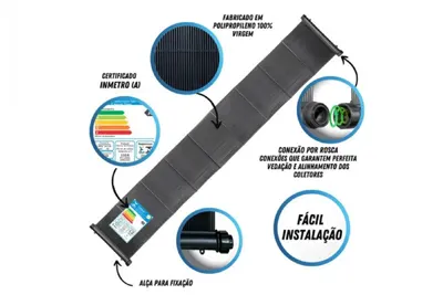 Coletor Solar para Piscinas